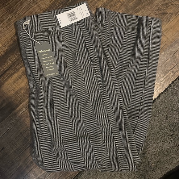 Wit & Wisdom Pants - NWT: Wit & Wisdom Black and White Herringbone Wide-Leg Pants